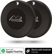 Lifemate Life Tag Duo - Compatibel met iOS Zoek mijn of Android / Google Vind Plek - Android Tracker - Apple Bluetooth Tracker - 100 dB - Tracker Apple iPhone & Android - 2 Pack