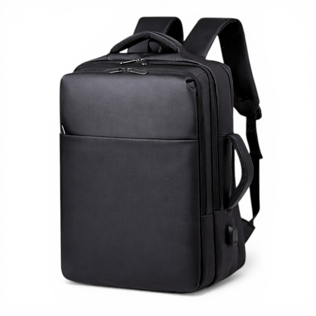 Laptop Rugzak 17 Inch - Business - Travel Backpack USB - Zwart