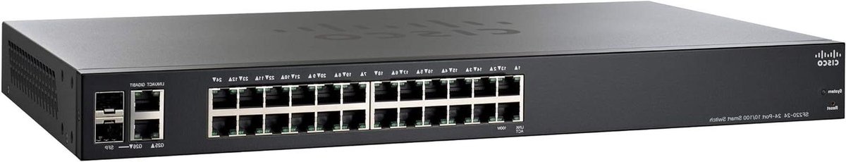 Netwerk Switch - Managed Switch - Kantoor Netwerk - 24 Poorten - 3.64 kg - Zwart
