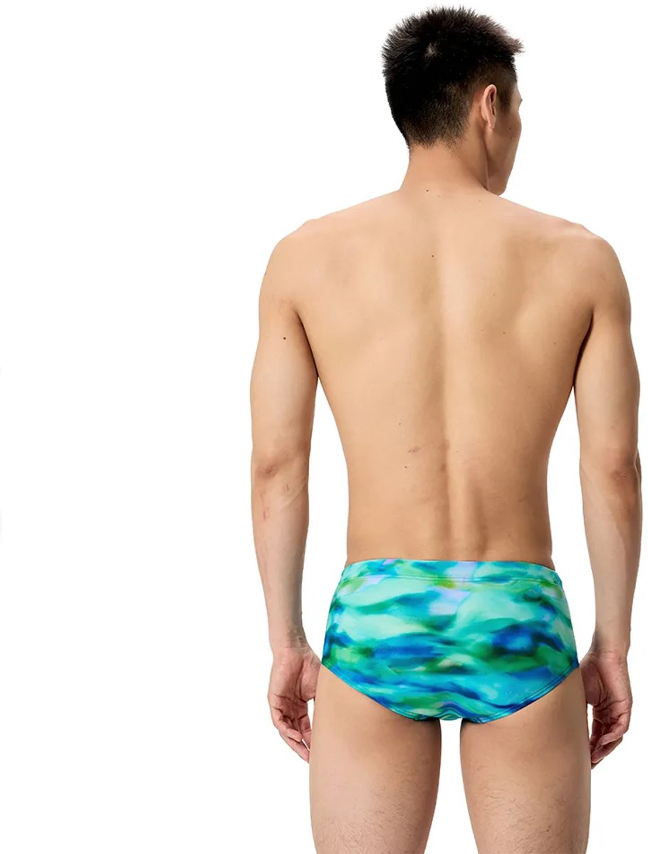 Speedo Heren Zwemslip Printed 13.5Cm Groen/Blauw — afbeelding 2