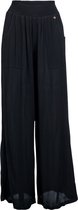 Brunotti - Catalina - Broek Zwart - Dames - 100% Katoen - High waist fit - Loose Fit - M