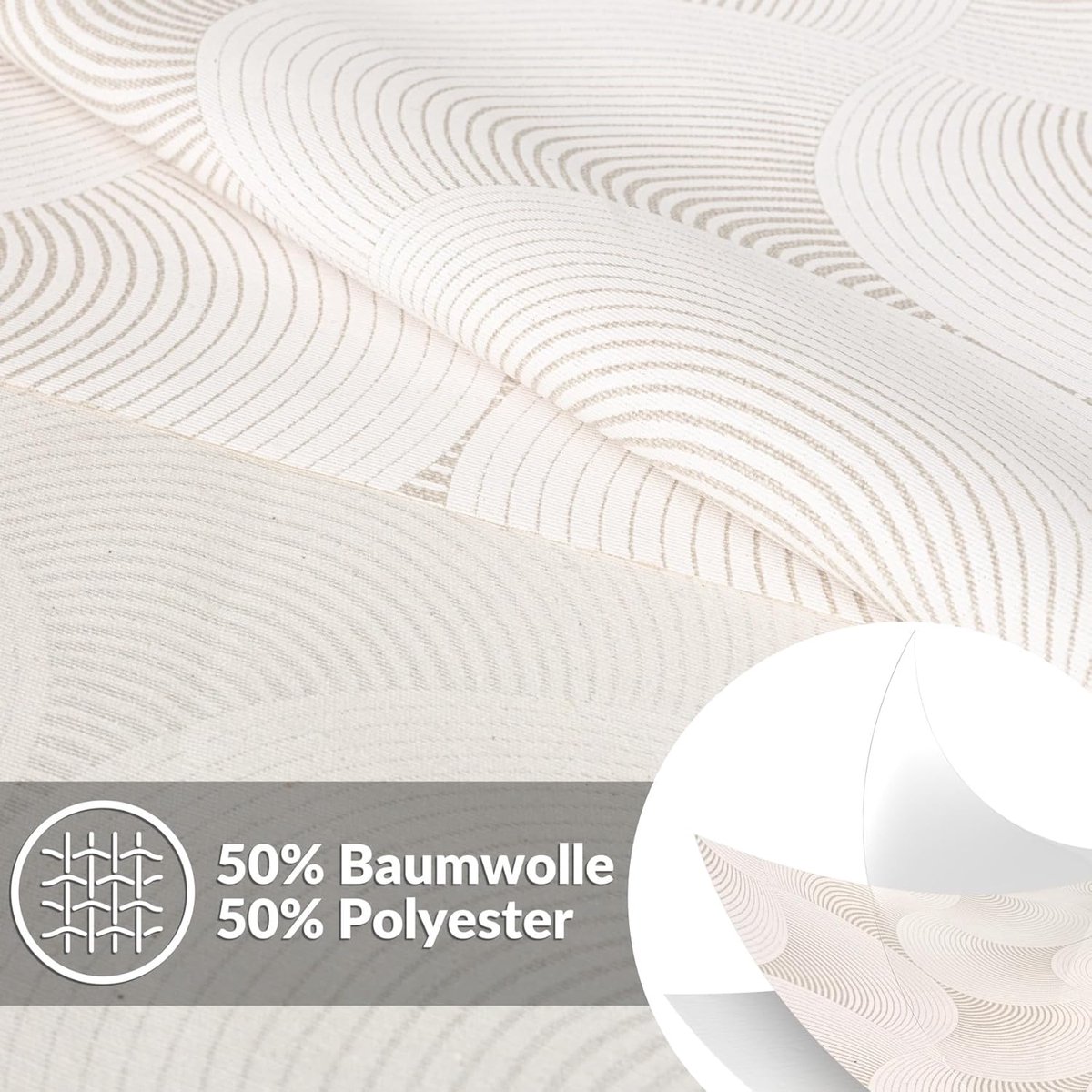 Wasbare Tafelkleed - Oliekleden - Buiten Eten - Vuilafstotend - 280x140cm Ovaal - Grijs