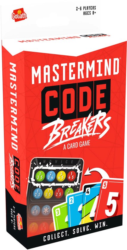 Goliath Mastermind - Code Breakers - Nederlandstalig kaartspel - 2-6 ...