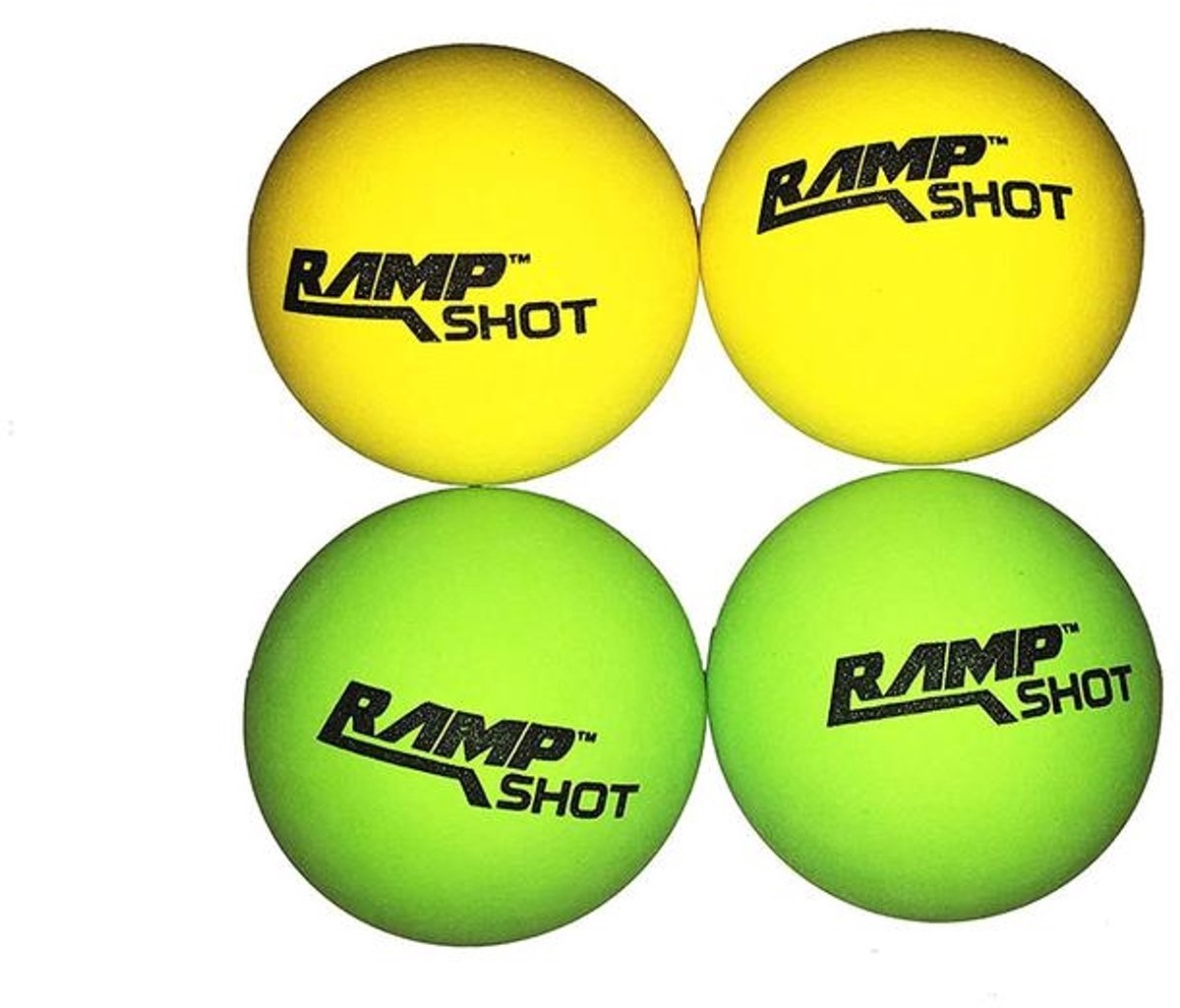 Megaform RampShot vervangende ballen set van 4 voor buitenspel.