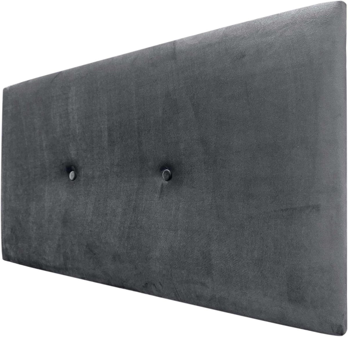 Hoofdbord Fluweel - Bed Hoofdbord - Slaapkamer Decoratie - Vlekafstotende Stof - 110x60cm 