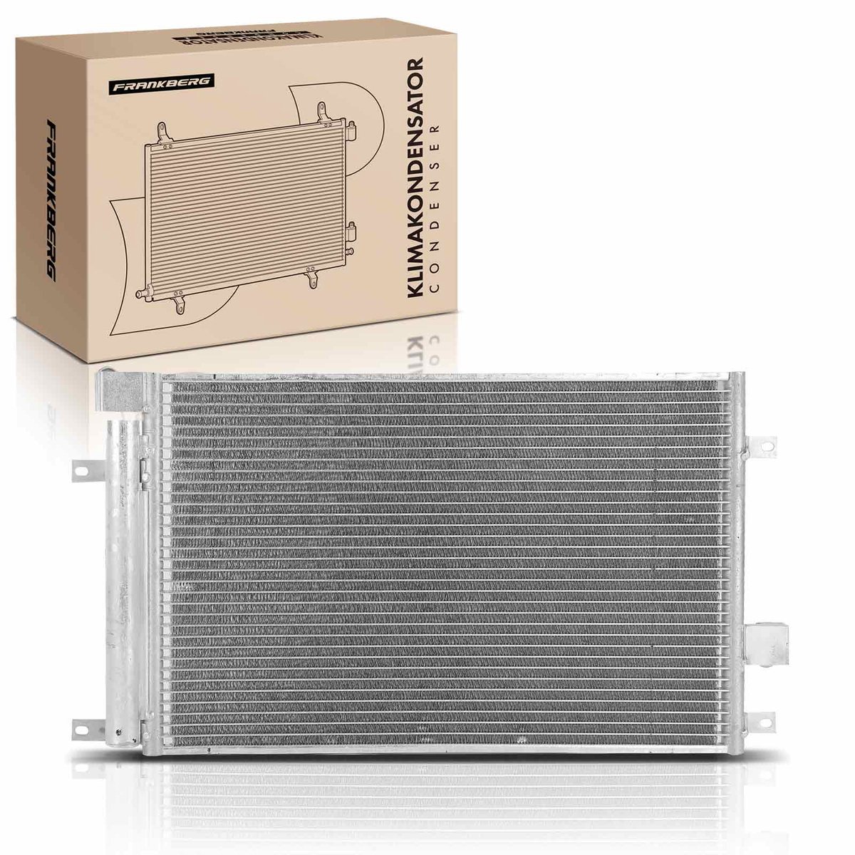 Frankberg 1x Condensator Airco voor Fiat Multipla Van 186 2002-2010