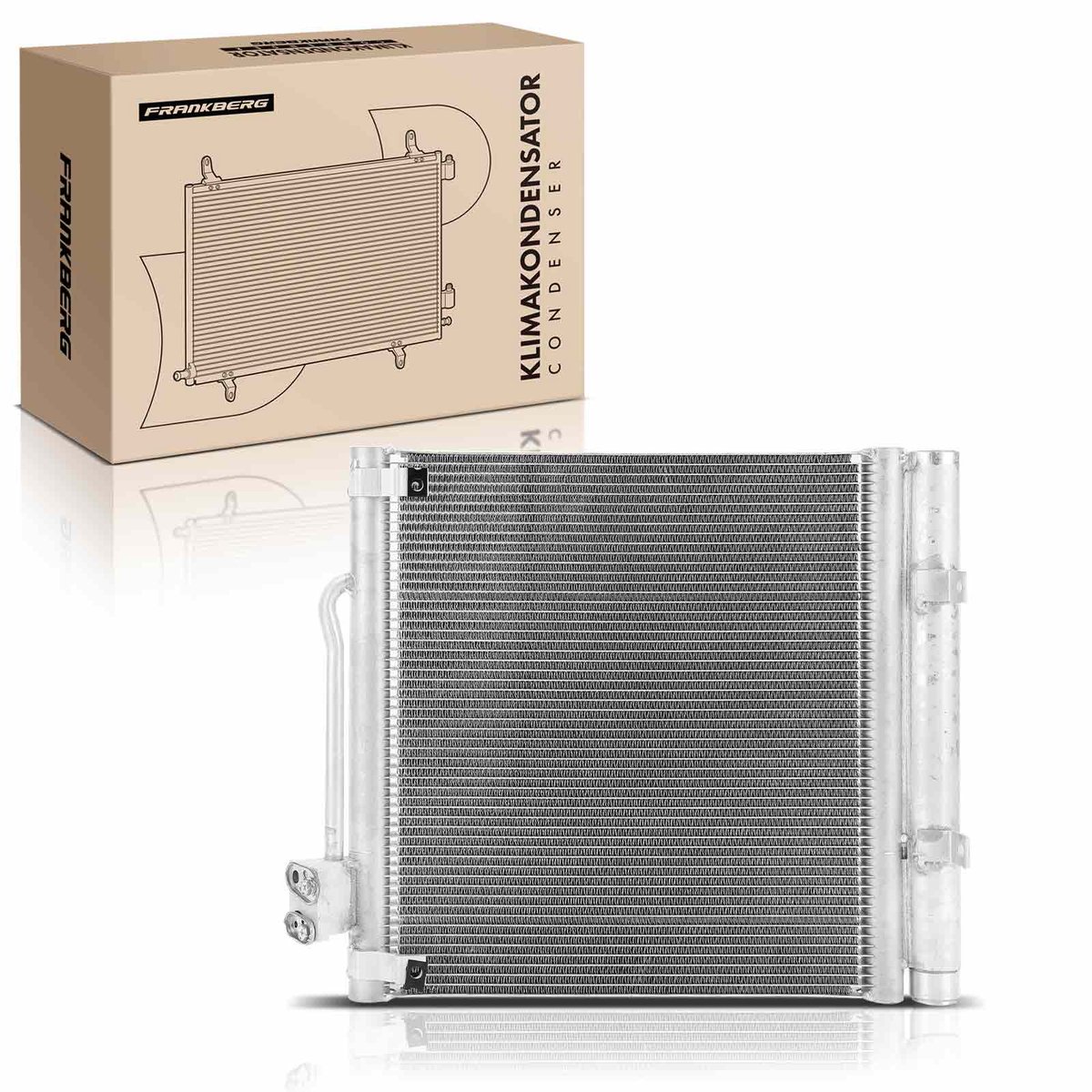 Frankberg 1x Condensator Airco voor Tesla Model S 5YJS Bj vanaf 2013