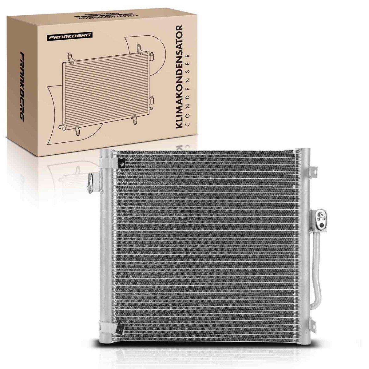 Frankberg 1x Condensator Airco voor Tesla Model S 5YJS Bj vanaf 2013