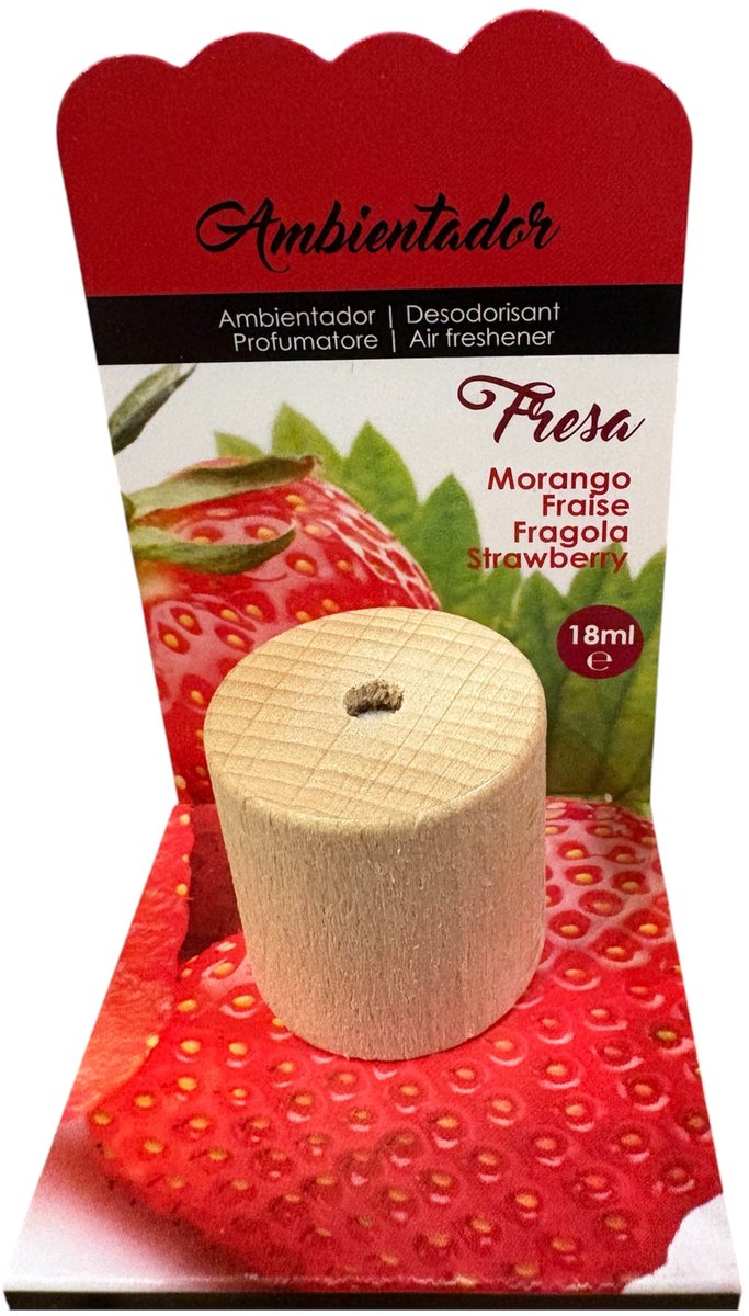 4x Luchtverfrisser Aardbei (18 ml)