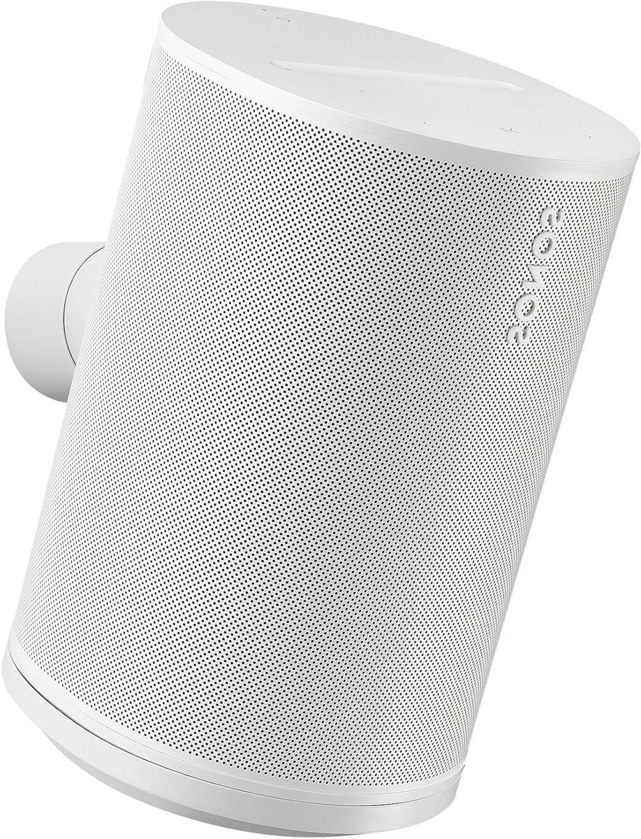 Wandhouder Luidspreker - Muurbeugel Speaker - Sonos Era 100 - 360 Graden Rotatie - Wit
