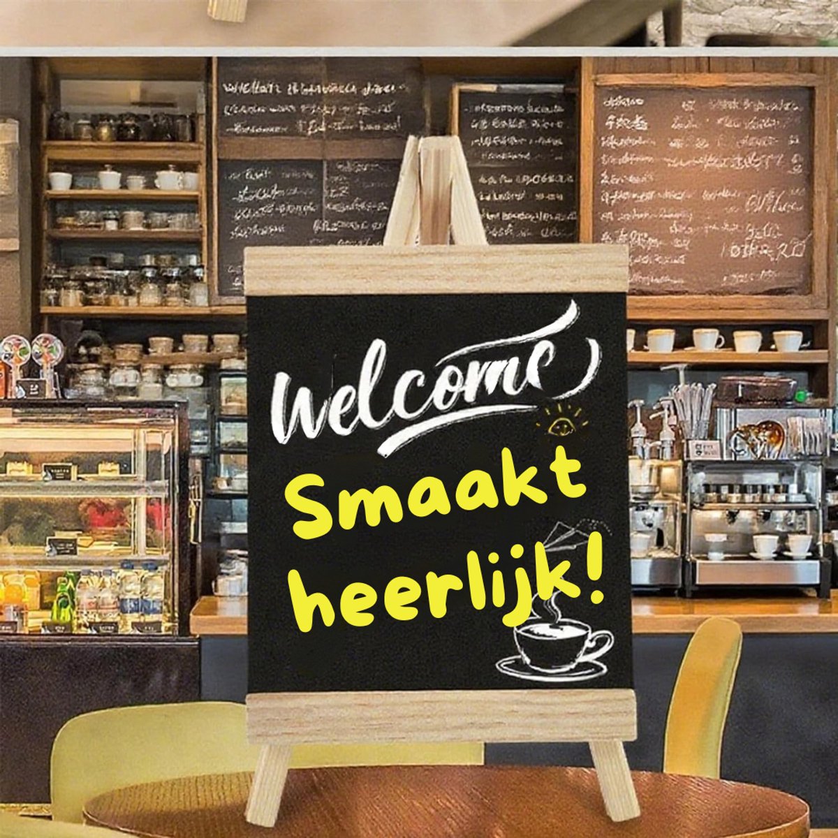 Aura® 3-in-1 Krijtbord Staand - Krijtbord Kinderen Met Opbergruimte – Verstelbare Tekenbord – Magnetisch Whiteboard – Educatief Speelgoed – Schildersezel - Zwart - 36cm x 23cmx 6cm