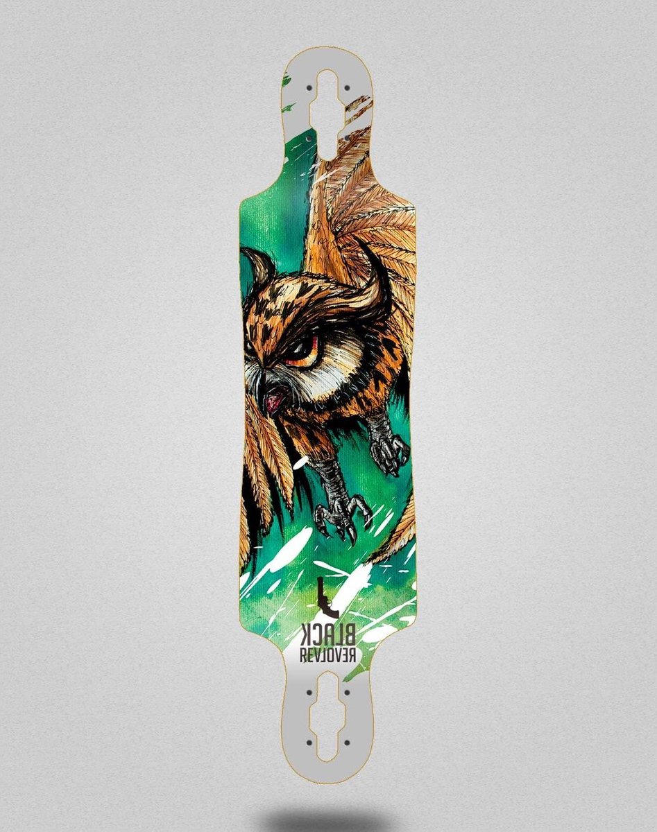 Skateboard Deck Longboard Cruisen door stad Drop Camo design 40×9 inch
