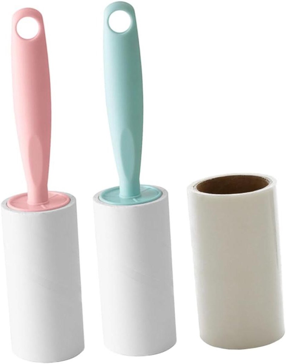 Pluisrollers Set - Haarverwijderaar - Kleding Reinigen - Ultra-plakkerige Vellen - 22x5x5 cm - Zoals Afgebeeld