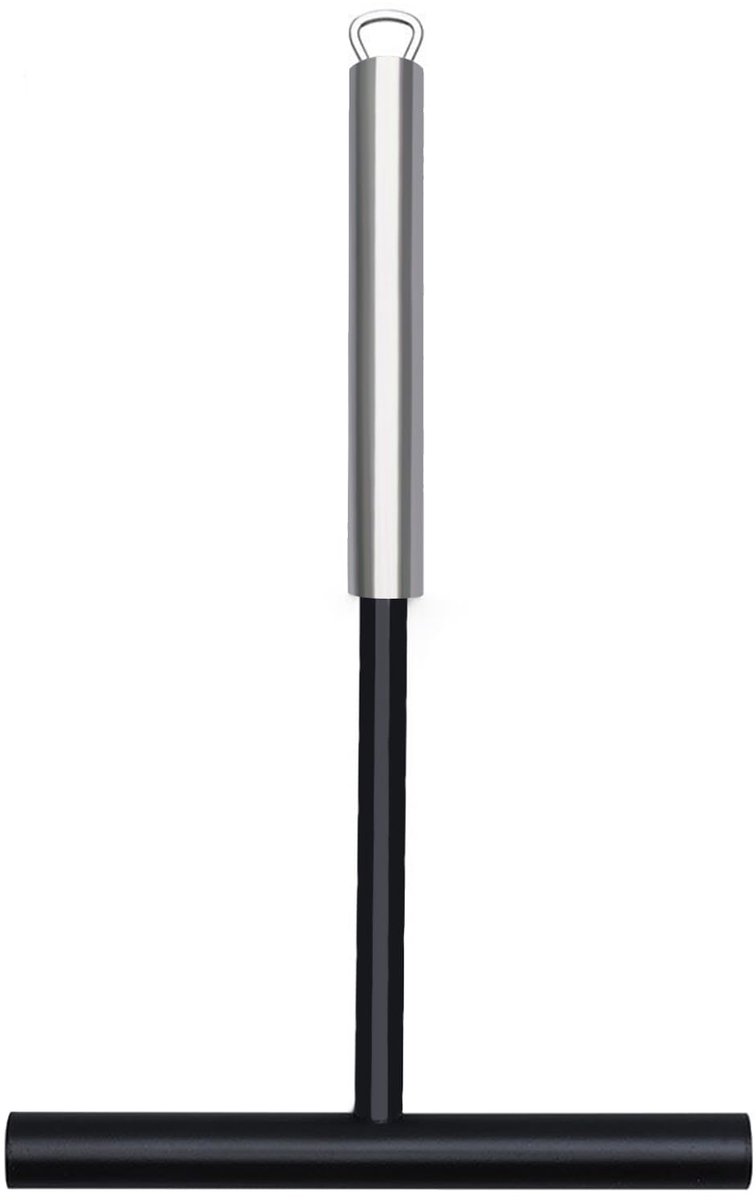 carmdering - Crêpespreider - Deegverdeler - Keukengereedschap - Ergonomisch T-Handvat - Hittebestendig Oppervlak - Roestvrij Staal En Kunststof - Lichtgewicht Constructie - Beschermt Pannen Tegen Krassen - 1 Stuk
