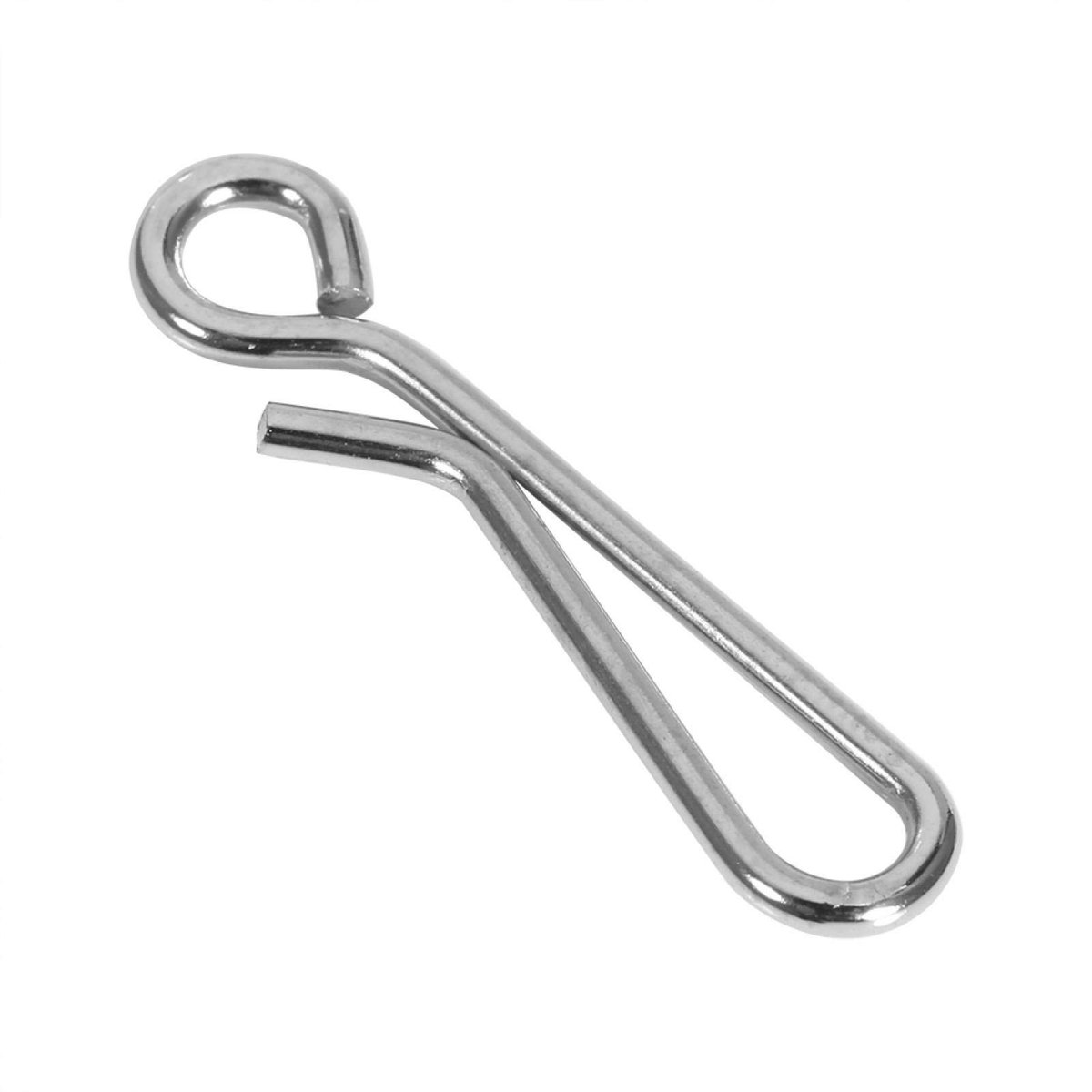 Dailygoods- Swivel Lokken - Roestvrij Staal - 50/100 Stuks - Draaibare Hengelaansluitingen - Flexibele Rotatie - Quick Lock-Open Ontwerp - Visverbinder