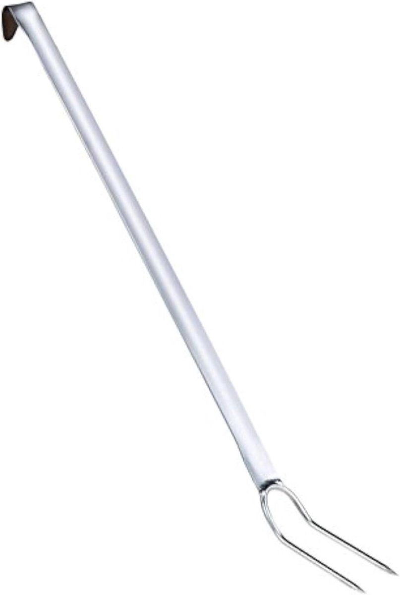 RVS Vork - Keukengerei - Tafeldekken - Gemaakt in Italië - 53.2 x 3.5 cm - Zilver