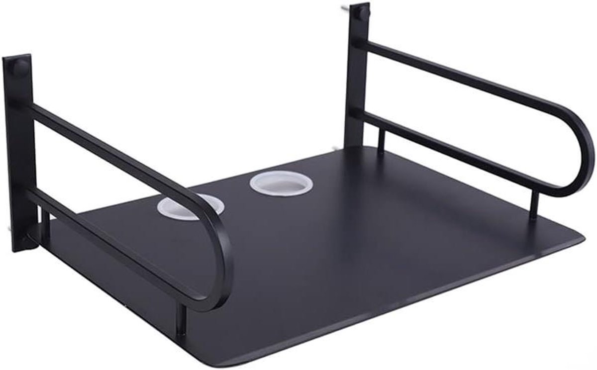 Projector Plank - Zwevende Plank - Apparatuur Ophangen - Aluminium Legering - 4 kg Draaglast - Zilver