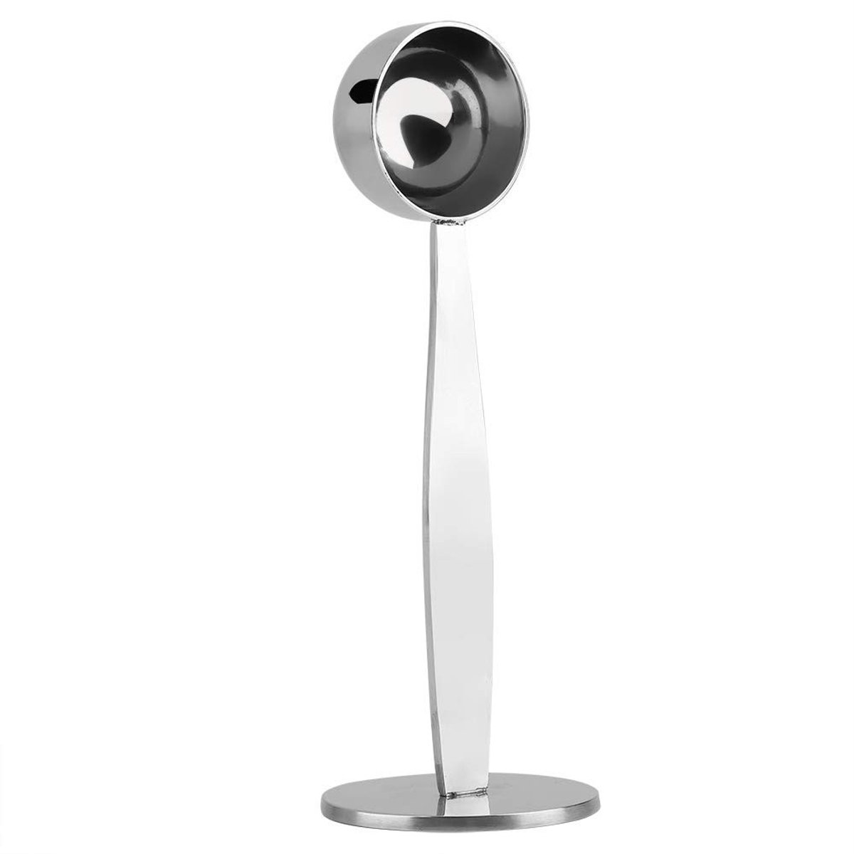 Dailygoods- Koffieschep Roestvrij Staal - Koffie Maatlepel - Espresso Stempel - Koffiebonen - Koffiepoeder - 12 Gram Capaciteit - Koffiemaatlepel