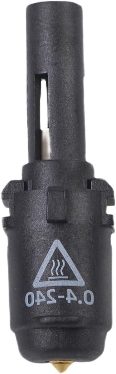 3D Printer Mondstuk - Printkop Assemblage - Precisie Printen - Eenvoudige Installatie - 0.4 mm Opening - Zwart