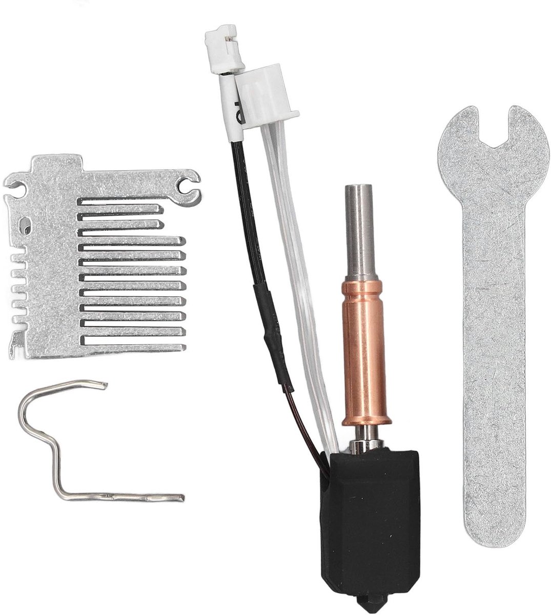 Dailygoods- Hotend Kit Gehard Stalen Mondstuk - Keramische Verwarmingsbehuizing - Snelle Installatie - Stabiele Temperatuurregeling - Hoge Temperatuurprestaties - Tot 400 ℃ - 3D-printeronderdeel