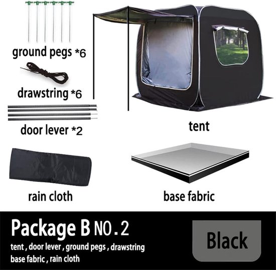 5 Person SUV Tailgate Tent for Camping Picnicks Sports Events Outdoor Activities Trunk Tent for Camping Fishing Hiking — afbeelding 5