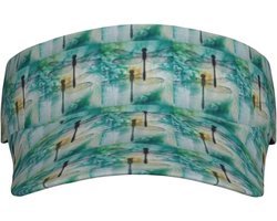 Zonnevizier Pet - Pet Vizor - Bescherming Tegen Zon - Leeg Top Design - One Size - Zwart