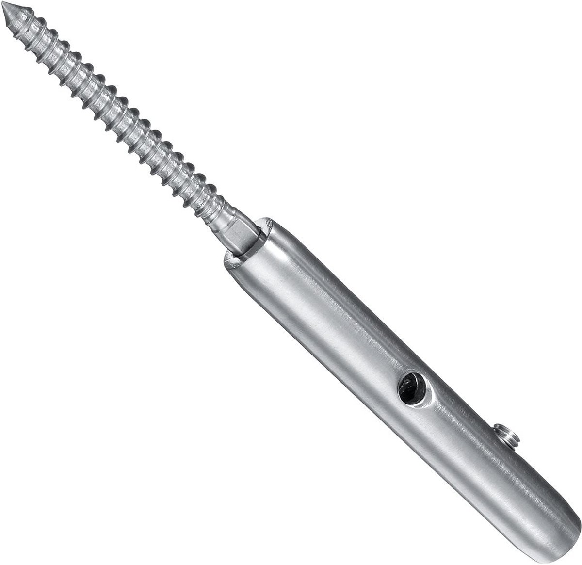 Dailygoods- Kabelspanner Roestvrij Staal T316 - 4 mm Draadgrootte - 13,5 cm Lengte - Anticorrosie - Geschikt voor Binnen/Buiten - M6 Draad - Kabelsysteem