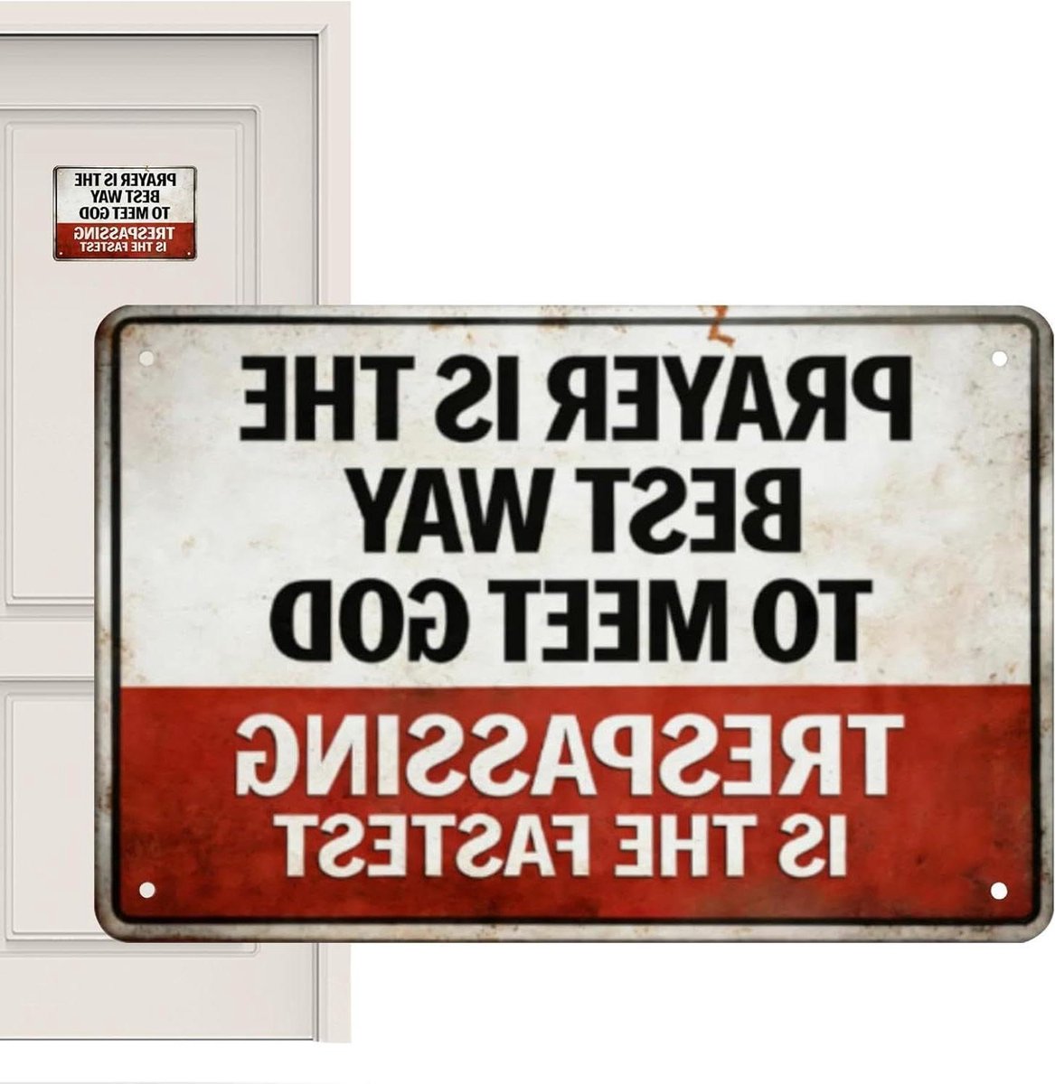 Verboden Toegang Bord - Privé Terrein - Duidelijke Waarschuwing - Vervaagbestendige Bedrukking - 30x20 cm - Stijl A