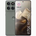 Motorola Edge 60 Pro smartphone in schaduwgrijs met vier camera's aan de achterkant.