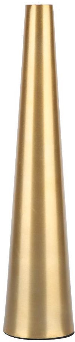 Dailygoods- Bloemenvaas Gouden Kegelvormig - Roestvrijstalen Vaas - Decoratie voor Bruiloft - Multifunctioneel - Perfect Cadeau - Duurzaam in Gebruik - Decoratieve Vaas