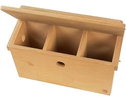 Nestkast voor Mussen - Vogelhuisje Broedkolonies - Vogels Huisvesten - Ribbels Voeren Regenwater Af - 40x30x18 cm - Bruin