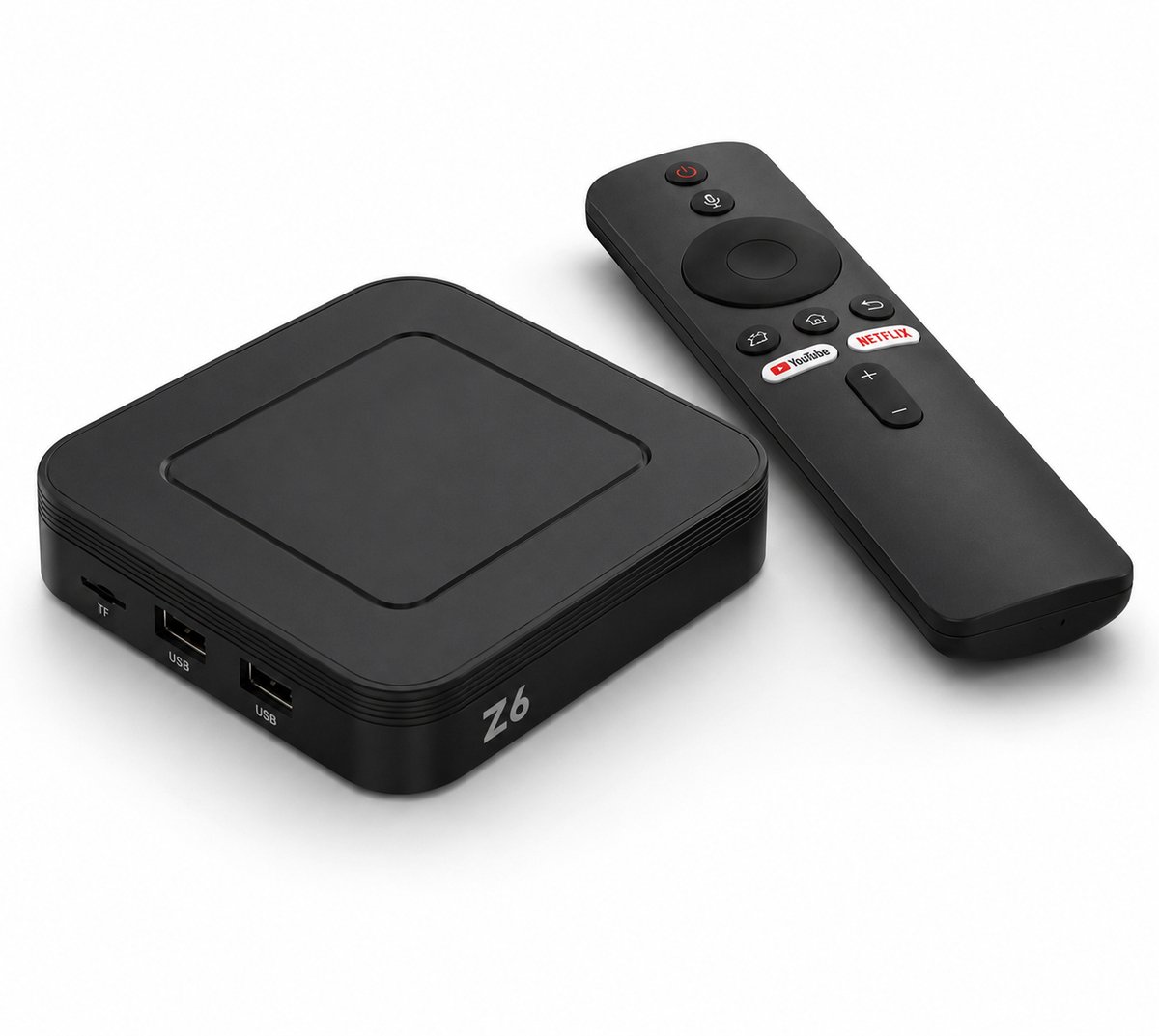 Z6 Pro Android TV Box 4K – Smart TV Box – Mediaspeler – Dual Band WiFi – Streaming Media Player – met Afstandsbediening