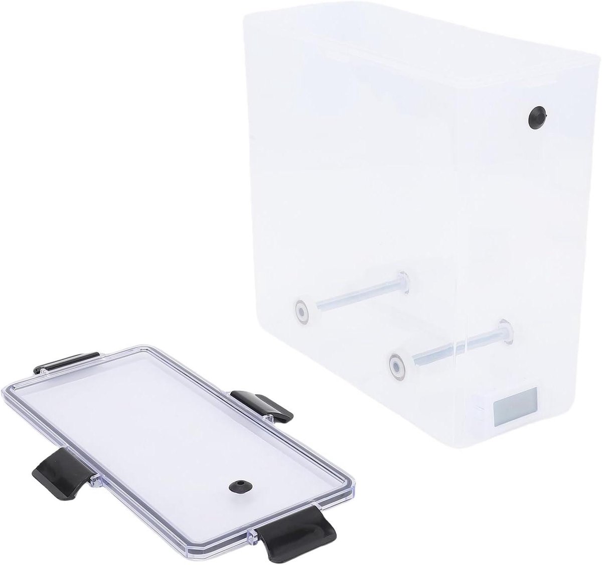 Filament Droger Box - Vochtpreventie Opslag - 3D Printen Verbeteren - Real-time Monitoring - Voor 1KG Spoelen - Transparant