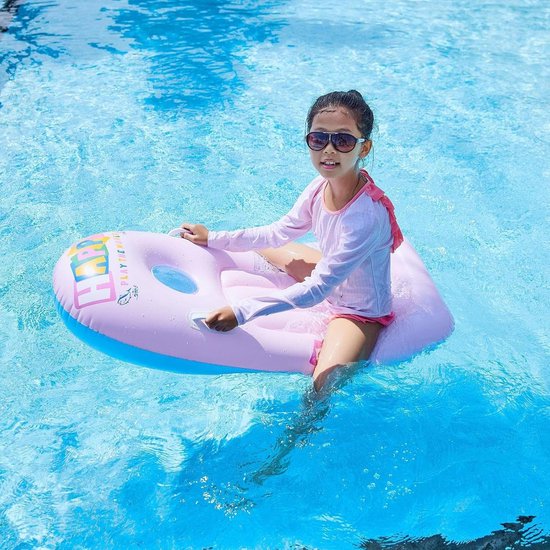 Opblaasbaar loungebed - Zwemligmat PVC - Waterontspanning Zomer - Verbeterde Stabiliteit - 119 x 58 cm - Roze — afbeelding 3