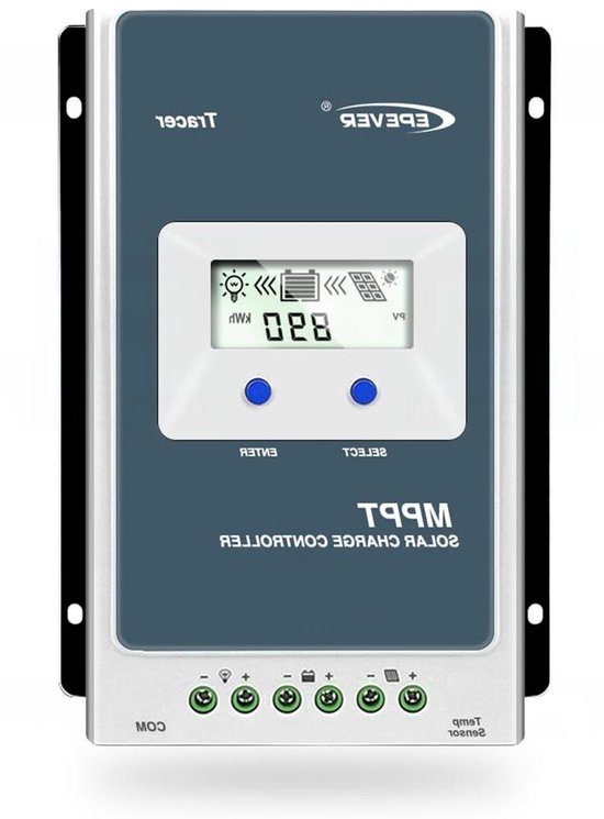 Solar Laadregelaar - MPPT Controller - Energie Beheer - Geavanceerde MPPT Technologie - 40A - Zwart