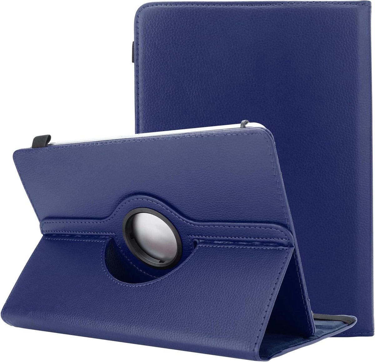 Tablethoes 8 inch - Beschermhoes - Media kijken - 360 graden draaibaar - 8 inch - Donkerblauw