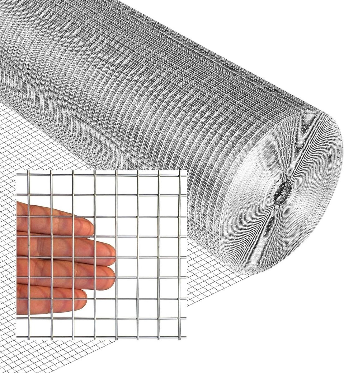 Gelast Gaas - Kippengaas Konijnengaas - Dieren Omheinen - Roestvrij Staal 304 - 1 2 Inch -