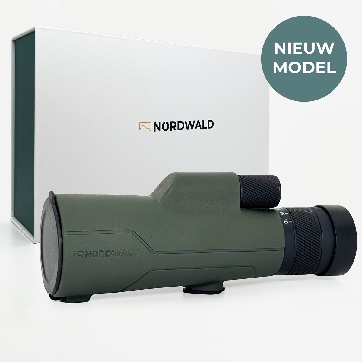 Nordwald Monokijker 10-30x50 - Groen -IPX7 Waterdicht - Gasgevuld