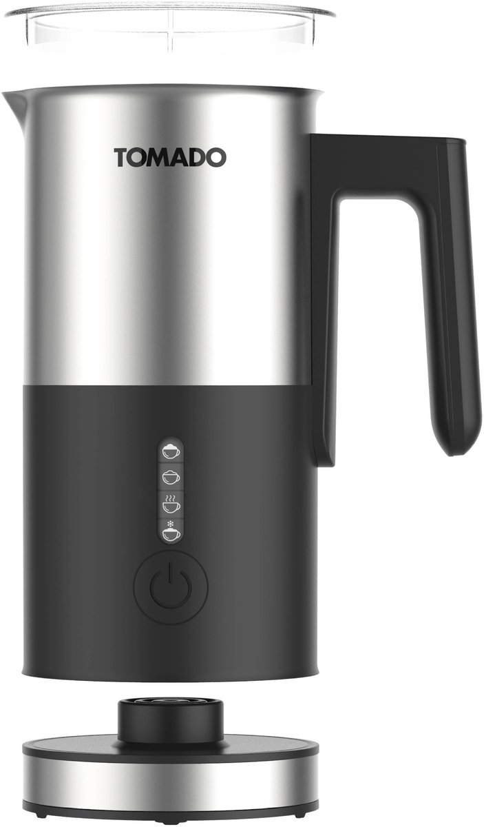 Tomado TMF2501S - Elektrische Melkopschuimer - 4 standen - Warm en koud opschuimen - PFAS vrij - Cappuccino maken – rvs — cadeau in Kookcadeaus - foto 5