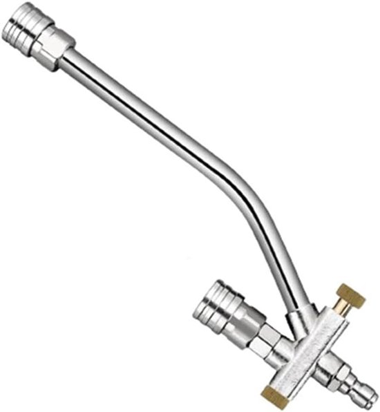 Hogedrukreiniger - Autowaspistool - 1/4 inch Quick Connect Wand met 5 sproeiers (0 °-65 °) - Dubbele connector - Tuinslang Pistool - Spuitpistool - Waterspuit - Spuitmond - Opzetstuk Tuinslang - Voor Tuin & Auto & Schoonmaken — afbeelding 5