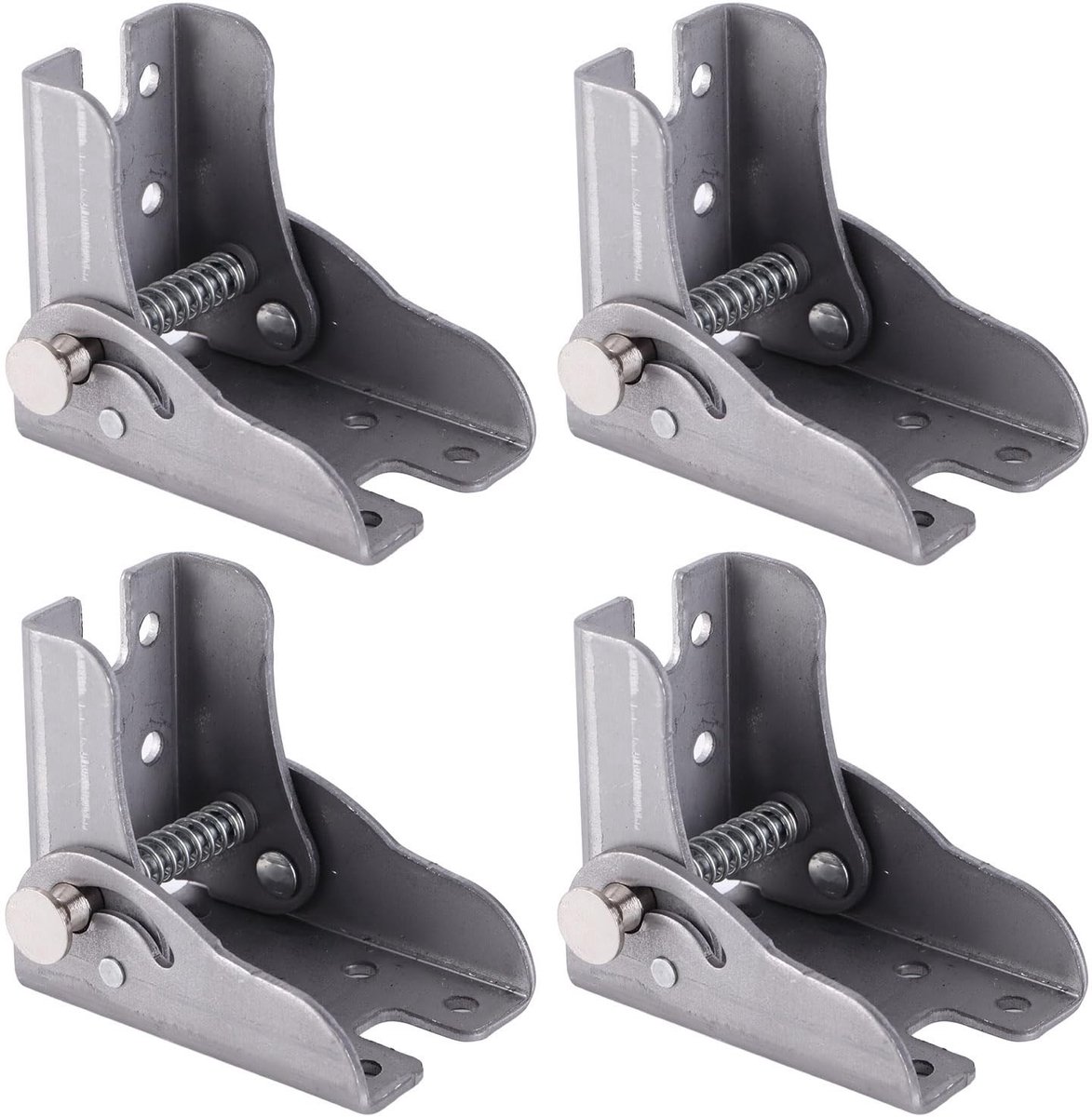 Dailygoods- Lock Extension 4 Stuks - Warmgewalst Staal - Opvouwbaar Ontwerp - Meubel Accessoire - Eenvoudige Installatie - Duurzaam en Stevig - Meubelonderdelen