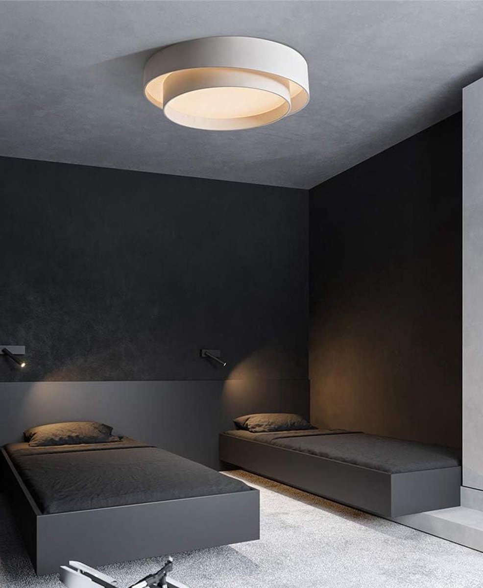Plafondlamp met afstandsbediening - Moderne verlichting - Sfeervol wonen - Dubbele lampenk