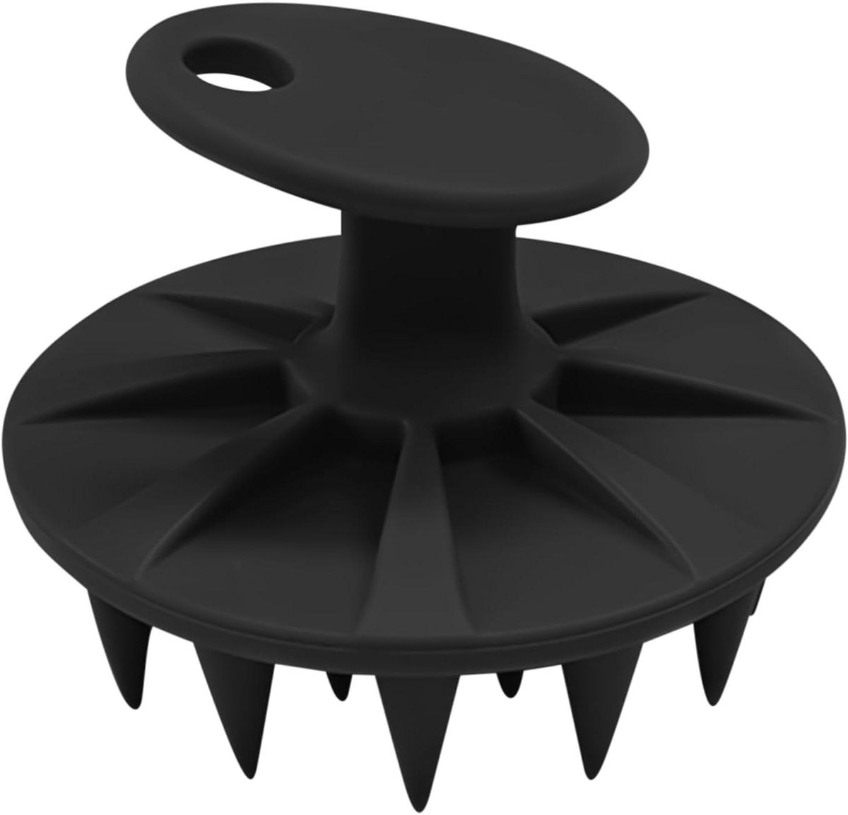 Hoofdhuid Scrubber - Siliconen Reiniger - Hoofdhuid Verzorging - Ergonomisch Ontwerp - 8x8x6.5 cm - Groen