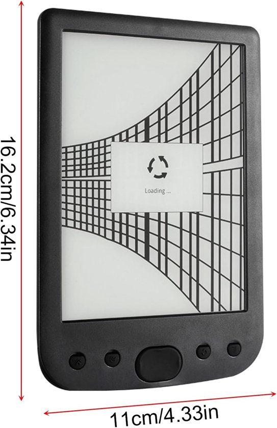 E-book Reader - Pocket Lezer - Digitaal Lezen - E-ink Touchscreen - 6 inch - Zwart — afbeelding 4