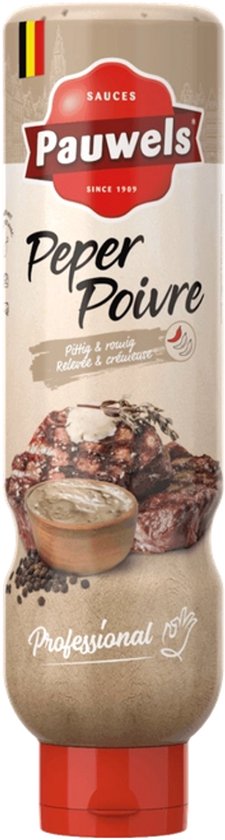 Pauwels Peper Saus Tube 925g