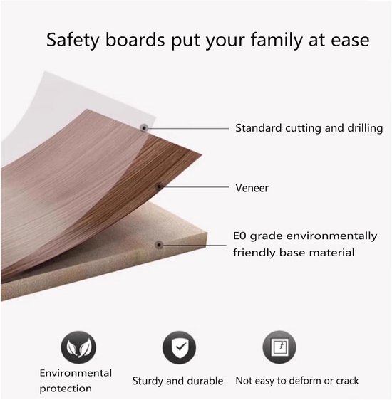 Eettafel Blad - Ronde Tafel - Eten en Werken - Milieuvriendelijk Materiaal - 100cm Diameter - Walnoot — afbeelding 5