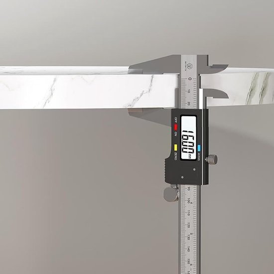 Eettafel Blad - Ronde Tafel - Eten en Werken - Milieuvriendelijk Materiaal - 100cm Diameter - Walnoot — afbeelding 2