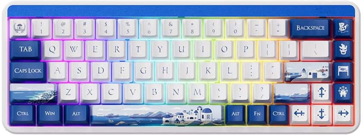 AKKO JIN01 Santorini RGB Draadloos Hotswap Mechanisch Gaming Toetsenbord