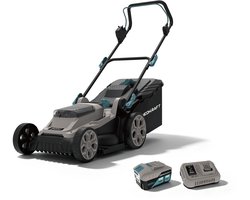 Neokraft - 40V Accu grasmaaier - 38cm maaibreedte - 6 instelbare maaihoogtes - Incl 40L opvangzak - Incl. 40V 4,0Ah accu & lader