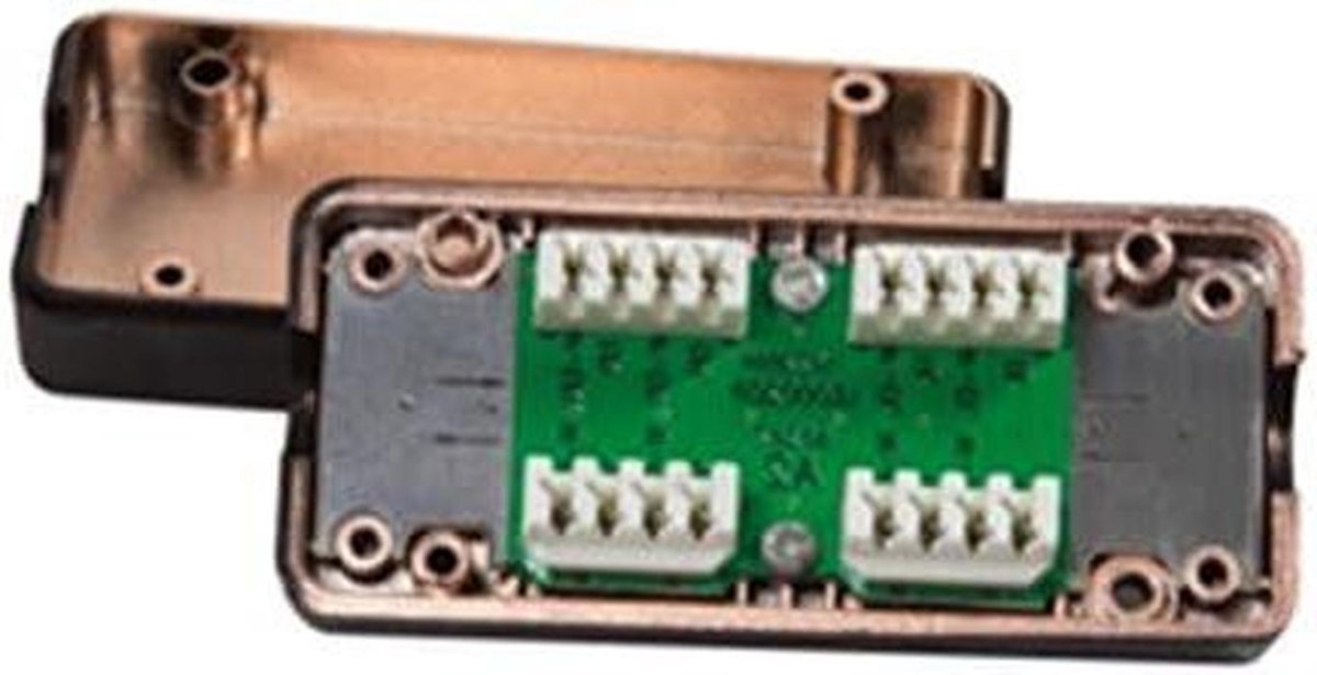 Verbindingsmodule Netwerkkabel - Connector - Netwerk Installatie - Hoge Snelheid - 24 x 15 x 2 cm - Zwart
